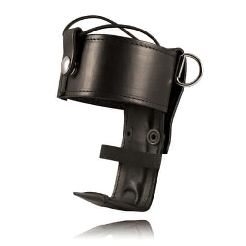 Boston Leather Deluxe Adjustable Radio Holder 5" 5487RC - Tactical & Duty Gear